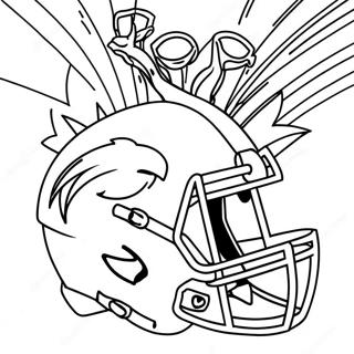 Superbowl Football Coloring Page | Superbowl 塗色頁