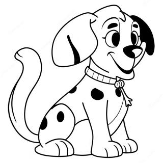 101 Dalmatians Coloring Page | 101 Dalmatians 塗色頁