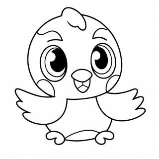 Piplup Coloring Page | Piplup 塗色頁