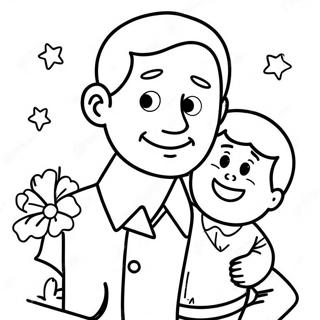 Preschool Father's Day Coloring Page | Preschool Fathers Day 塗色頁