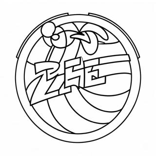 76ers Logo Coloring Page | 76ers 塗色頁