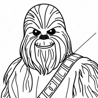 Chewbacca Coloring Page