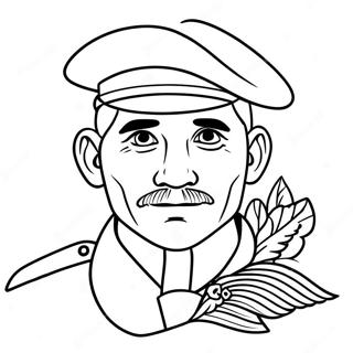 Veterans Day Coloring Page | Veterans Day 塗色頁