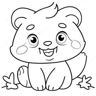 Cute Number 1 Coloring Page | Number 1 塗色頁