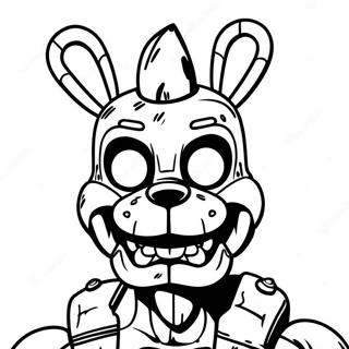 Springtrap Coloring Page | Springtrap 塗色頁