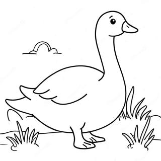 Goose Coloring Page | Goose 塗色頁