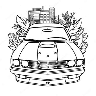 JDM Car Coloring Page | JDM 塗色頁