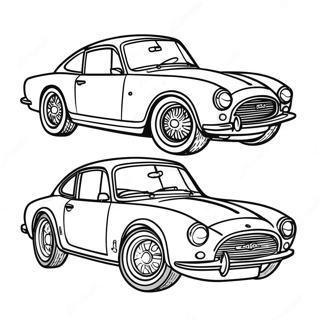 Classic JDM Sports Car Coloring Page | JDM 塗色頁