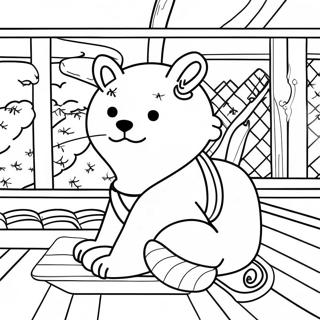 Mitsuri Kanroji Coloring Page