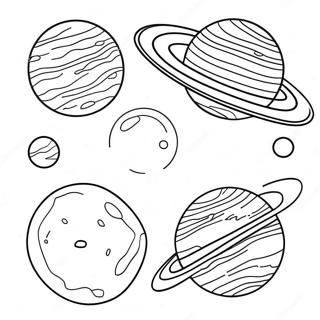 Solar System Coloring Page