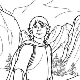 Lord of the Rings Coloring Page