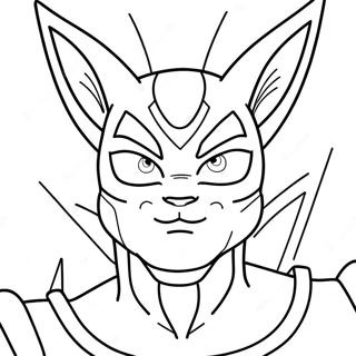 Beerus Coloring Page | Beerus 塗色頁