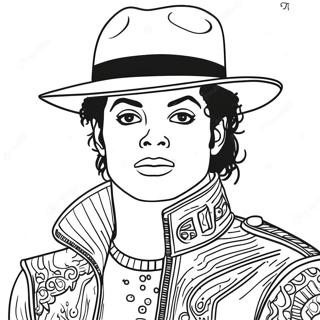 Michael Jackson Coloring Page | Michael Jackson 塗色頁