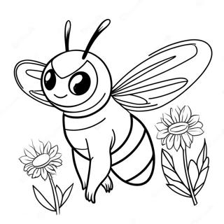 Bumblebee Coloring Page | Bumblebee 塗色頁