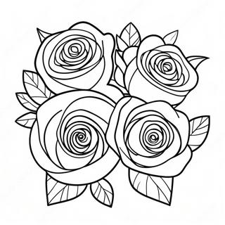 Roses Coloring Page | Roses 塗色頁