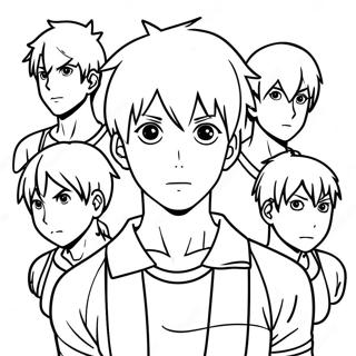 Haikyuu Coloring Page | Haikyuu 塗色頁