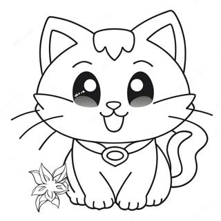 Super Kitty Coloring Page | Super Kitty 塗色頁