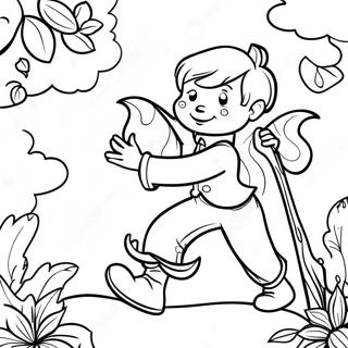 Jack and the Beanstalk Coloring Page | Jack and the Beanstalk 塗色頁