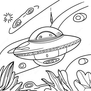 Spaceship Coloring Page | Spaceship 塗色頁