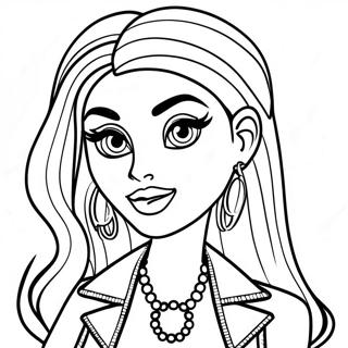 Fashion Bratz Coloring Page | Fashion Bratz 塗色頁