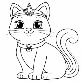 Princess Kitty Coloring Page | Princess Kitty 塗色頁