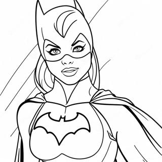 Batgirl Coloring Page