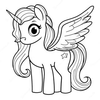 Alicorn Coloring Page | Alicorn 塗色頁