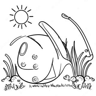 Golf Coloring Page