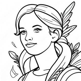 Hunger Games Coloring Page | Hunger Games 塗色頁