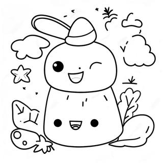 Kawaii Cute Doodle Coloring Page | Kawaii Cute Doodle 塗色頁