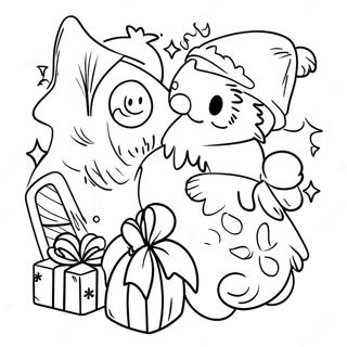 Christmas Story Coloring Page | Christmas Story 塗色頁