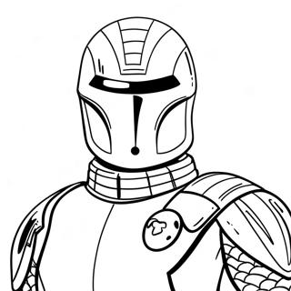 Cobra Commander GI Joe Coloring Page | GI Joe 塗色頁
