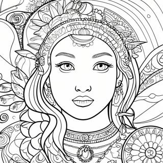 Fearless Album Art Coloring Page | Taylor Swift Album 塗色頁