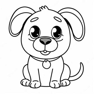 Funny Dog Coloring Page | Funny Dog 塗色頁