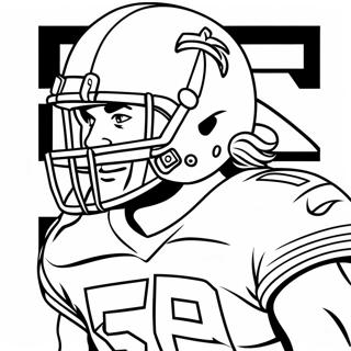 Christian McCaffrey Coloring Page | Christian McCaffrey 塗色頁