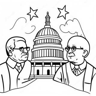 Patriotic Constitution Day Coloring Page | Constitution Day 塗色頁
