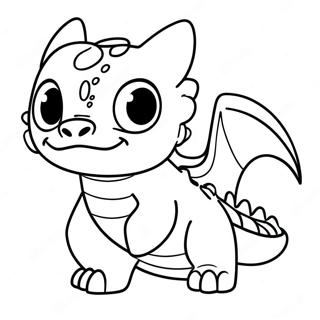 Night Fury Coloring Page