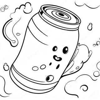 Fizzy Soda Can Coloring Page | Soda 塗色頁