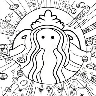 Cute Starbucks Coffee Cup Coloring Page
