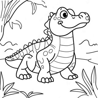 Crocodile Coloring Page | Crocodile 塗色頁