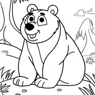 Brother Bear Coloring Page | Brother Bear 塗色頁