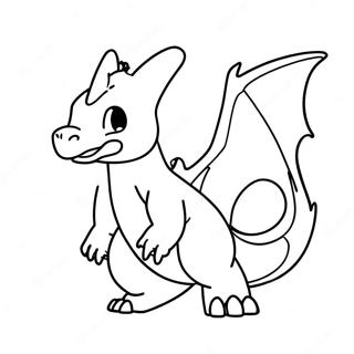 Charizard in Flight Coloring Page