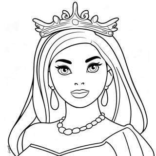 Elegant Roblox Royale High Princess Coloring Page