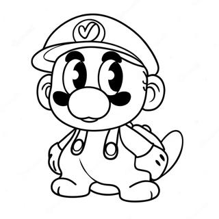 Cappy Mario Odyssey Coloring Page | Cappy Mario Odyssey 塗色頁