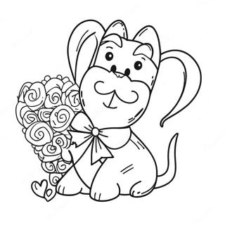 Will You Be My Valentine Coloring Page | Will You Be My Valentine 塗色頁