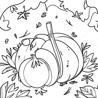 First Day of Fall Coloring Page | First Day of Fall 塗色頁
