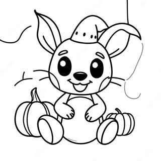 Halloween Stitch Coloring Page | Halloween Stitch 塗色頁