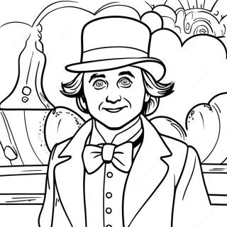 Willy Wonka Coloring Page | Willy Wonka 塗色頁