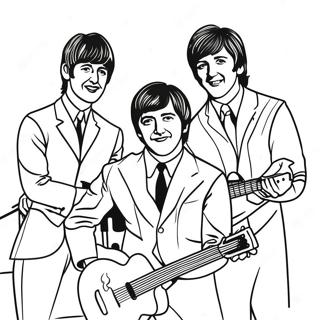 Beatles Coloring Page | Beatles 塗色頁
