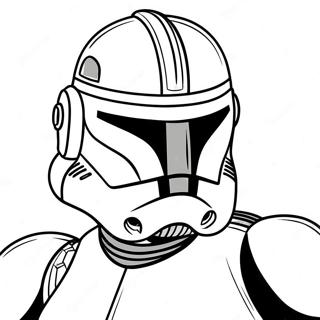 Clone Trooper Coloring Page